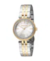 ROBERTO CAVALLI WOMEN'S QUARTZ TWO-TONE STAINLESS STEEL WATCH 30MM
