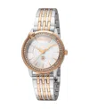 ROBERTO CAVALLI WOMEN'S QUARTZ TWO-TONE STAINLESS STEEL WATCH 32MM