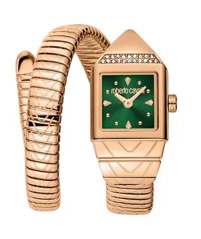 Roberto Cavalli Women's Snake Stainless Steel Watch In Multi