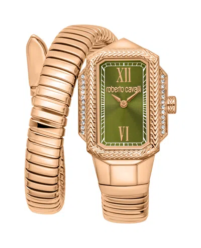 Roberto Cavalli Women's Snake Stainless Steel Watch In Multi