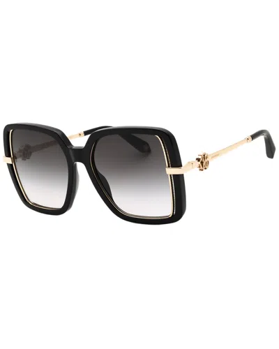 Roberto Cavalli Women's Src007 55mm Sunglasses In Black