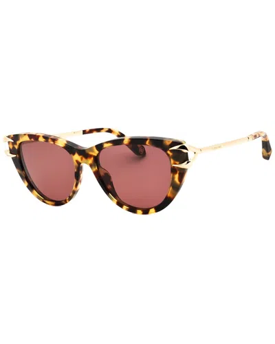 Roberto Cavalli Women's Src031 55mm Sunglasses In Brown