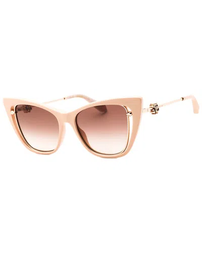 Roberto Cavalli Women's Src033m 53mm Sunglasses In Beige