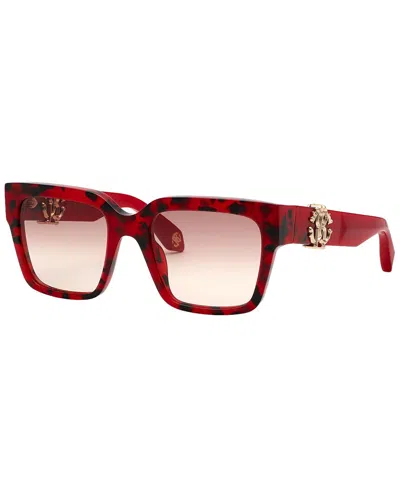 Roberto Cavalli Women's Src040m 54mm Sunglasses In Red