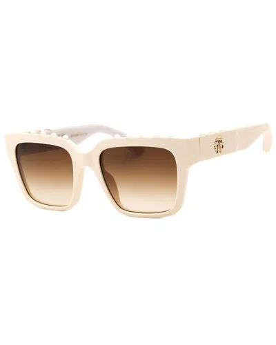 Roberto Cavalli Women's Src040s 54mm Sunglasses In Brown