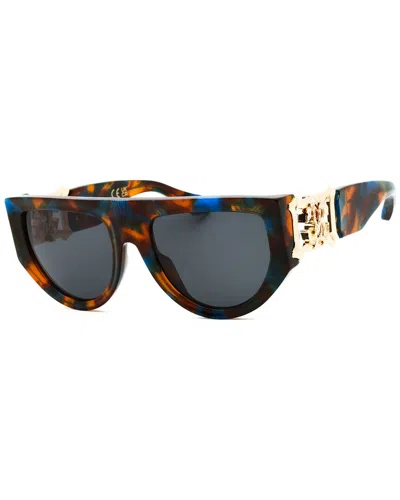 Roberto Cavalli Women's Src063 56mm Sunglasses In Blue