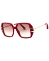 Roberto Cavalli Women's Src063 56mm Sunglasses In Brown