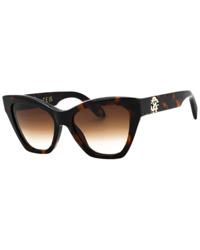 Roberto Cavalli Women's Src110 54mm Sunglasses In Brown