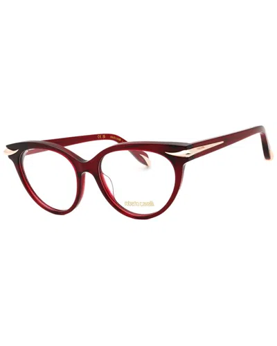 Roberto Cavalli Women's Vrc018m 54mm Optical Frames In Red