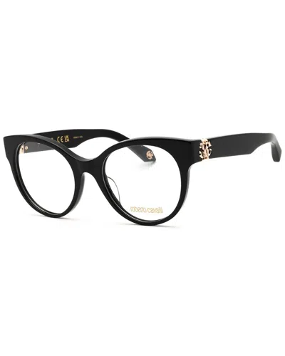 Roberto Cavalli Women's Vrc027m 52mm Optical Frames In Black