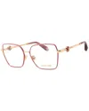 Roberto Cavalli Women's Vrc029 57mm Optical Frames