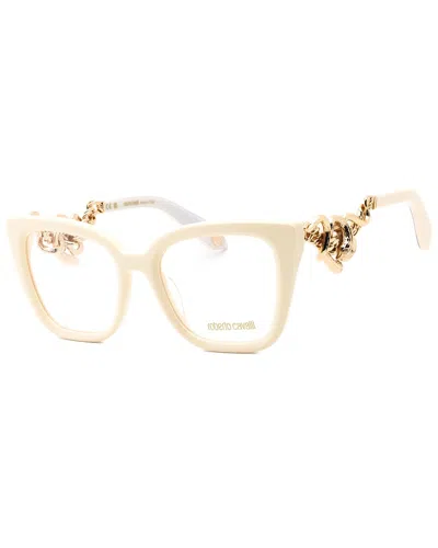 Roberto Cavalli Women's Vrc051m 52mm Optical Frames In White