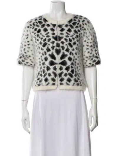 Pre-owned Roberto Cavalli Wool Animal Print Evening Jacket In Multi