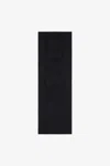 Roberto Cavalli Wool Blend Scarf With Logo Workmanship In Black