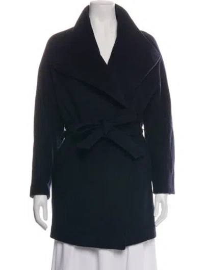 Pre-owned Roberto Cavalli Wool Coat In Black