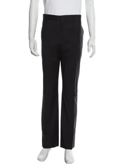 Pre-owned Roberto Cavalli Wool Dress Pants In Gray