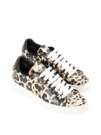 Roberto Cavalli Sneakers In Beis