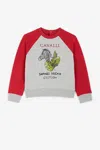 Roberto Cavalli Zebra And Slogan-print Sweatshirt In White