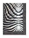 Roberto Cavalli Zebra-pattern Scarf In Black