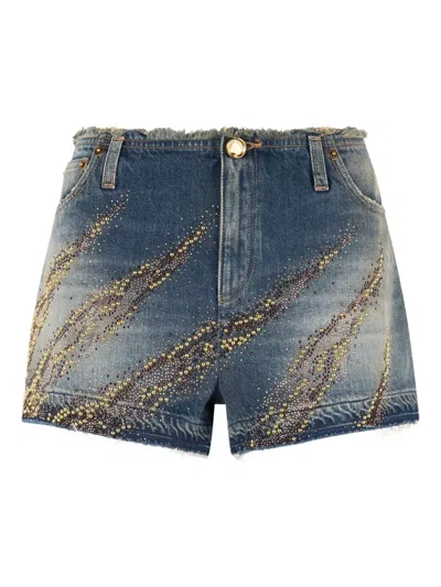 ROBERTO CAVALLI ZEBRA-PATTERN SHORTS