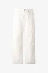 Roberto Cavalli Zebra-print Five-pocket Pants In White