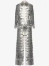 Roberto Cavalli Zebra-print Jumpsuit In White