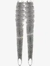 Roberto Cavalli Zebra-print Leggings In White