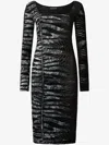 ROBERTO CAVALLI ZEBRA-PRINT MINI DRESS
