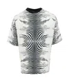 Roberto Cavalli Zebra-print T-shirt In White