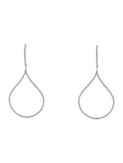Pre-owned Roberto Coin 18k 1.15ctw Diamond Drop Earrings In Multi