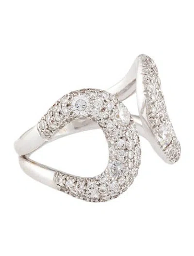 Pre-owned Roberto Coin 18k 1.78ctw Diamond Cocktail Ring In Multi