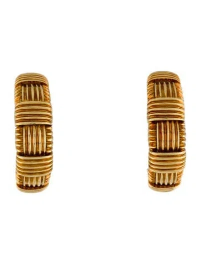 Pre-owned Roberto Coin 18k Appassionata Clip-on Earrings In Multi