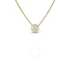 Roberto Coin 18k Bezel Set Diamond Solitaire Necklace - 001954aychx0 In Yellow