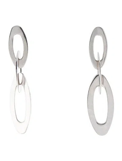 Pre-owned Roberto Coin 18k Chic & Shine Drop Earrings In Multi