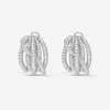 ROBERTO COIN 18K GOLD DIAMOND 4.87CT. TW. PAVE CROSSOVER EARRINGS 518206AWERX0
