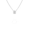 Roberto Coin 18k Gold Diamonds By The Inch Bezel Set Solitaire Necklace - 001954awchx0 In White