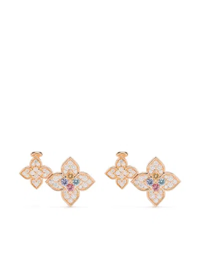 Roberto Coin 18k Rose Gold Venetian Princess Multi-stone Earrings