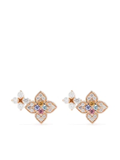 Roberto Coin 18k Rose Gold Venetian Princess Multi-stone Earrings