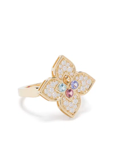 Roberto Coin 18k Rose Gold Venetian Princess Multi-stone Ring