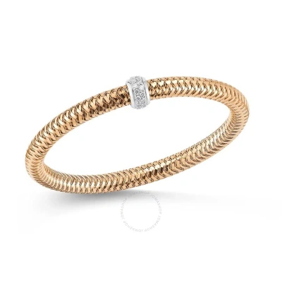 Roberto Coin 18k Rose Gold 0.22 Diamond Primavera Bracelet - 557183ahbax0 In Rose Gold-tone