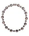 Roberto Coin 18k Rose Gold Cocktail Chrystal & Diamond Collar Necklace, 18 In Brown