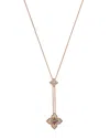 Roberto Coin 18k Rose Gold Venetian Princess Carnival Multi Gemstone & Diamond Lariat Necklace, 16-17