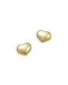 Roberto Coin 18k Small Yellow Gold Heart Earrings In Gold