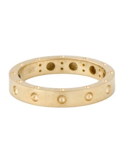 Pre-owned Roberto Coin 18k Symphony Pois Moi Band In Multi