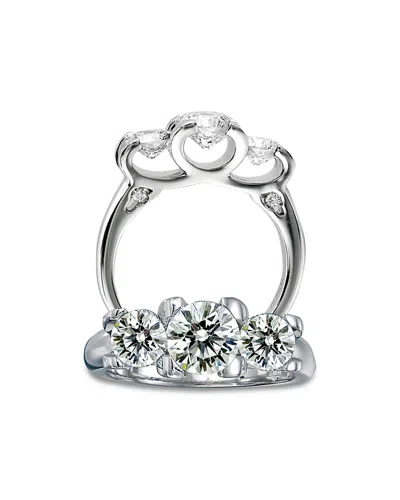 Roberto Coin 18k White Gold Cento Diamond Trilogy Ring