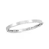 Roberto Coin 18k White Gold Love In Verona Narrow Width Bangle In White