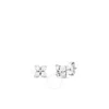 Roberto Coin 18k White Gold Love In Verona Small Flower Diamond Stud Earrings - 111473awerx0 In White