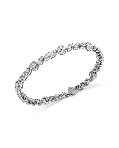 Roberto Coin 18k White Gold Marquesa Diamond Tennis Bracelet