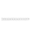 Roberto Coin 18k White Gold Obelisco Diamond Link Bracelet In White