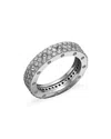 Roberto Coin 18k White Gold Pois Moi Diamond Pave Ring In White
